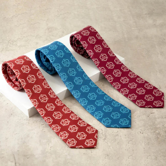 D20 Dice Tie DND Necktie